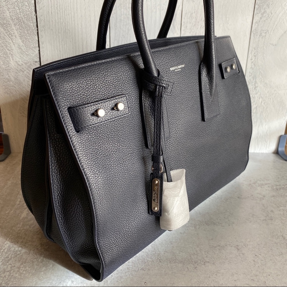 Yves Saint Laurent Sac De Jour Souple Bag - Navy - Picture 3 of 10